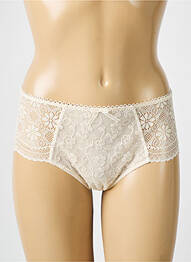 Shorty efect material satinat bej EMPREINTE femme