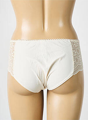 Shorty efect material satinat bej EMPREINTE femeie