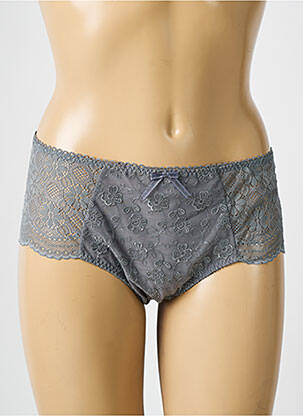 Shorty efect material satinat gri EMPREINTE femeie