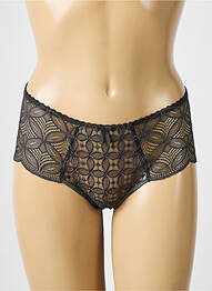 Shorty efect material satinat albastru EMPREINTE femme