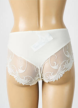 Shorty efect material satinat bej EMPREINTE femeie