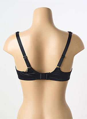 Sutien efect material satinat sutien balconet cu decolteu înalt negru EMPREINTE femeie