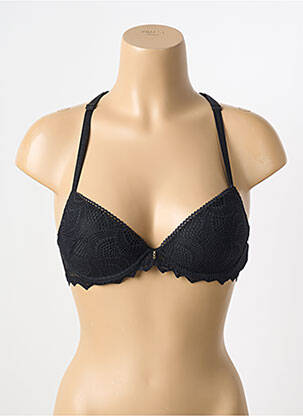 Sutien bretea multi poziție top sutien push-up negru ANTIGEL femeie