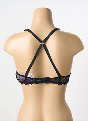 Sutien bretea multi poziție top sutien push-up negru ANTIGEL femeie