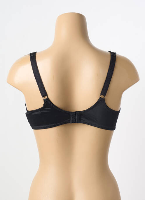 Sutien ușoară și transparentă sutien cupe întregi cu decolteu înalt negru EMPREINTE femme