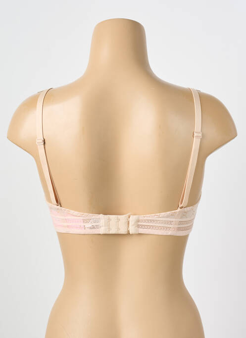 Sutien bretea multi poziție sutien cupe întregi cu decolteu înalt roz ANTIGEL femme