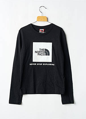 Tricou negru THE NORTH FACE copil