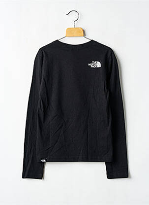 Tricou mâneci lungi mâneci lungi negru THE NORTH FACE copil