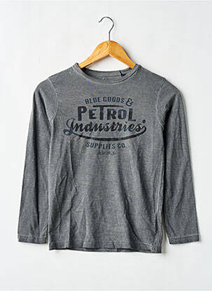 Tricou mâneci lungi mâneci lungi gri PETROL INDUSTRIES băiat