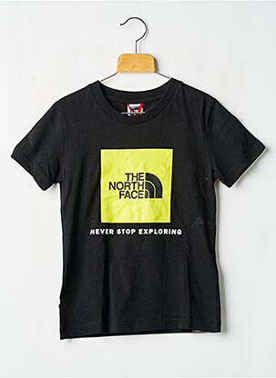 Tricou negru THE NORTH FACE băiat