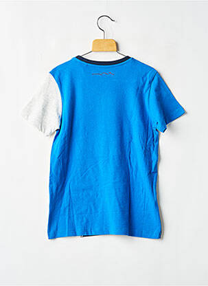 Tricou imprimeu fantezie mâneci scurte albastru TEDDY SMITH băiat