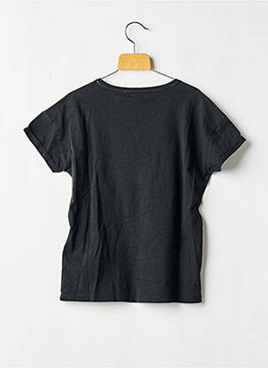 Tricou croială dreaptă mâneci scurte negru GARCIA băiat