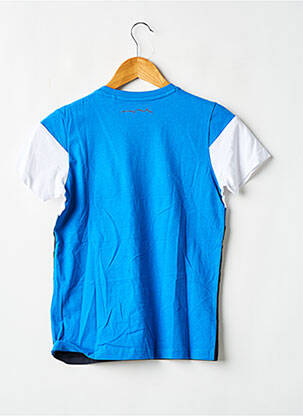 Tricou croială dreaptă mâneci scurte albastru TEDDY SMITH băiat