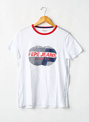 Tricou alb PEPE JEANS băiat