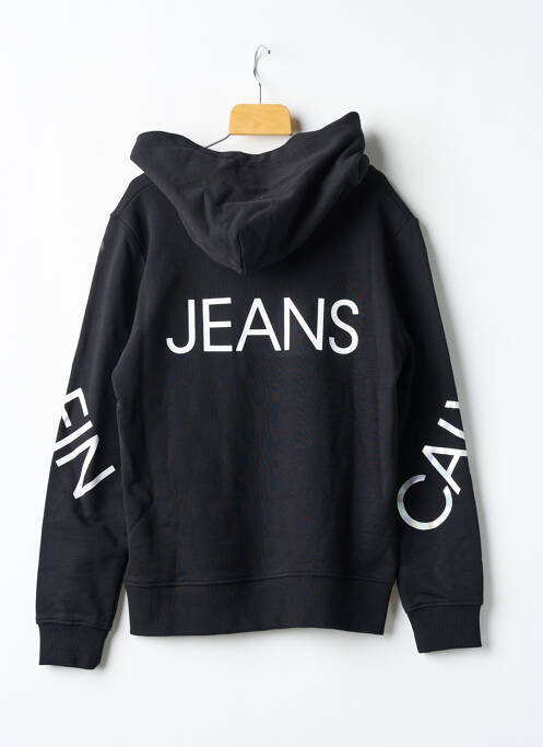 Hanorac cu glugă negru CALVIN KLEIN băiat