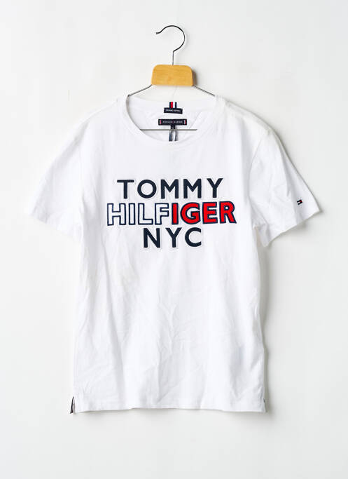 Tricou alb TOMMY HILFIGER băiat