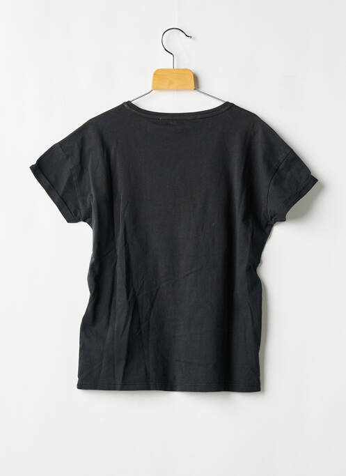 Tricou croială dreaptă mâneci scurte negru GARCIA garcon