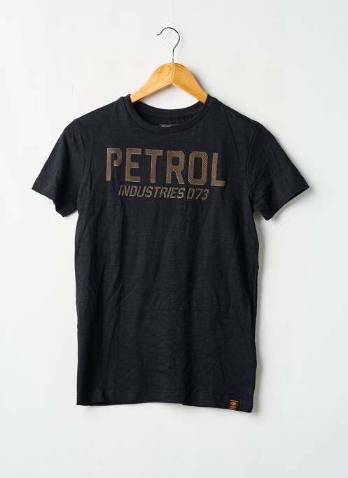 Tricou negru PETROL INDUSTRIES băiat