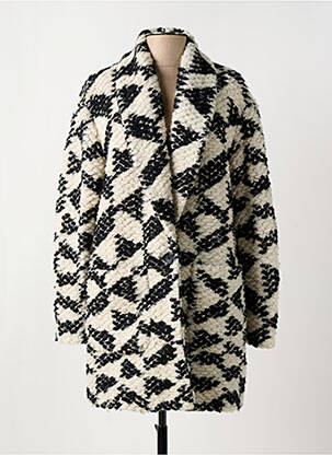 Palton lung negru MAISON SCOTCH femeie