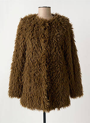 Palton lung maro ICHI femeie