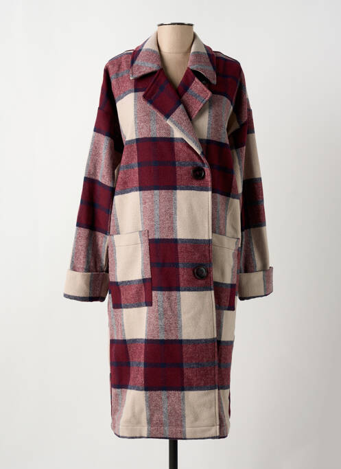 Palton lung roșu MINIMUM femeie