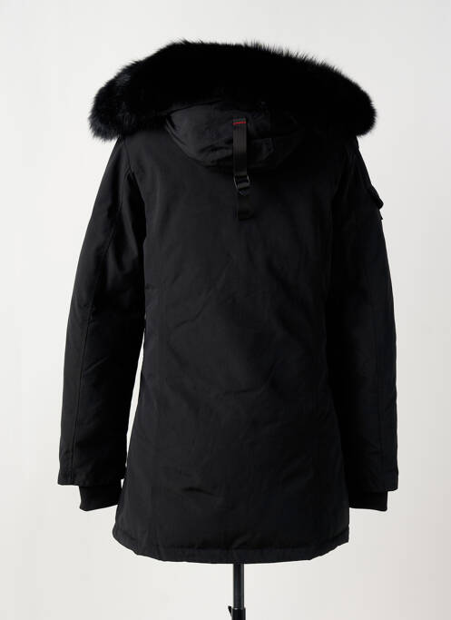Parka negru HELVETICA femeie