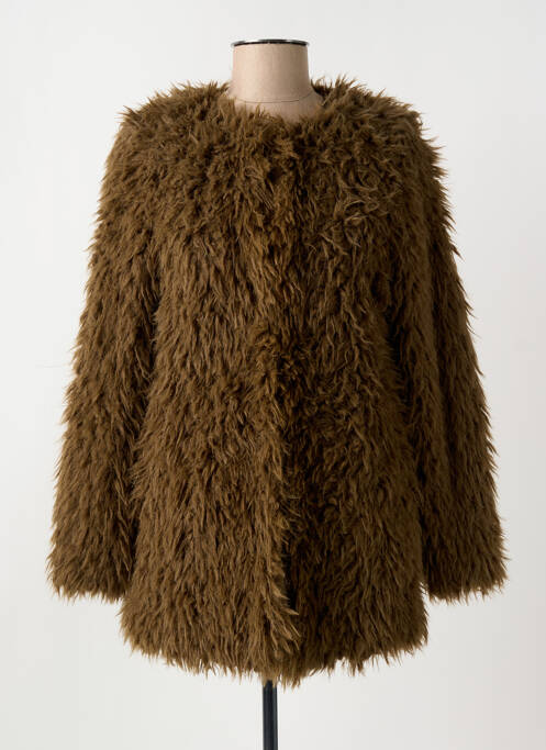 Palton lung maro ICHI femeie