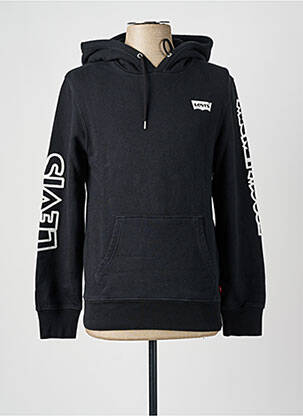 Hanorac cu glugă negru LEVIS bărbat