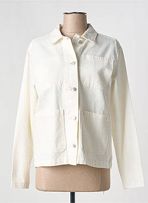 Jachete casual croială dreaptă alb KNOWLEDGE COTTON APPAREL femeie