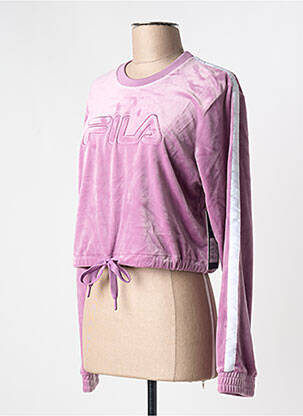 Hanorac mâneci lungi mâneci lungi violet FILA femeie