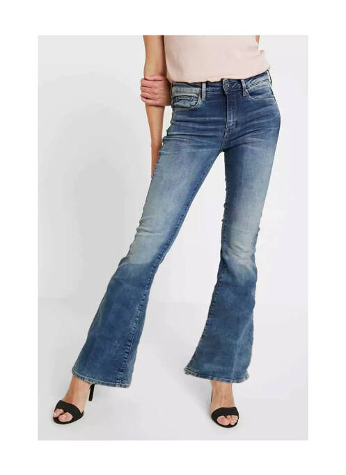 Blugi cu croială evazată albastru G STAR femeie