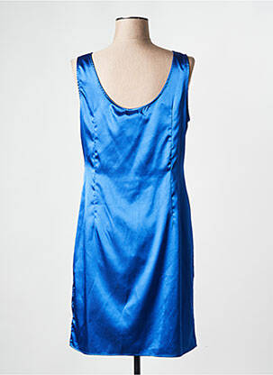 Rochie midi mâneci 3/4 mâneci 3/4 albastru M DE MIGUEL femeie