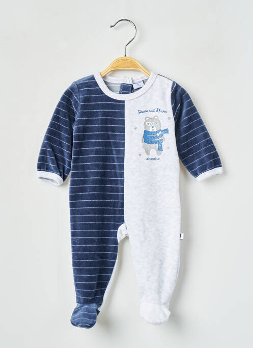 Salopetă de dormit albastru ABSORBA fată