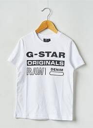 Tricou alb G STAR garcon