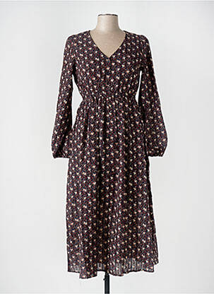 Rochie midi maro MOLLY BRACKEN femeie