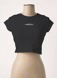 Tricou negru WASTED PARIS femme
