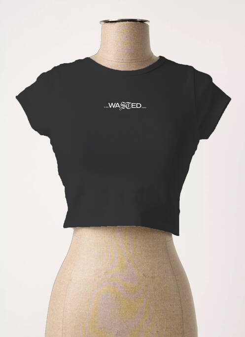 Tricou negru WASTED PARIS femeie