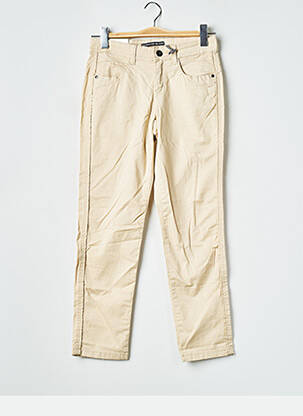 Pantalon slim bej STREET ONE femeie