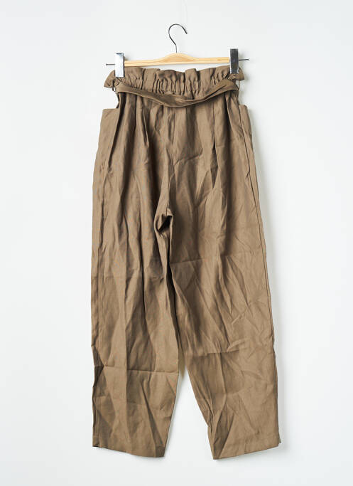 Pantalon larg verde MANGO femeie