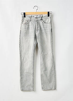 Blugi cu croială dreaptă gri MANGO femeie