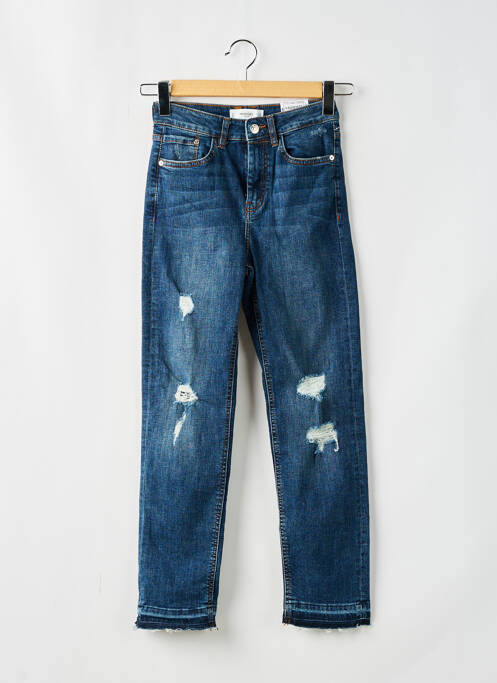 Blugi cu croială slim albastru MANGO femme