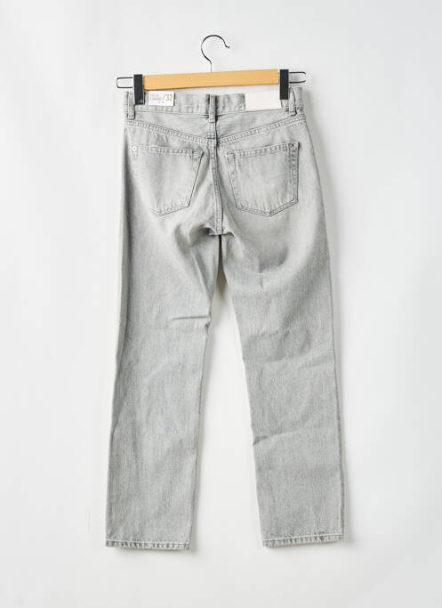 Blugi cu croială dreaptă gri MANGO femeie