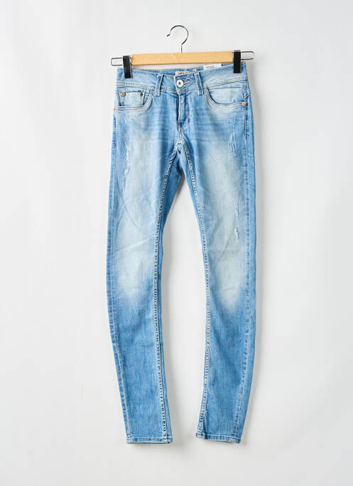 Blugi cu croială slim albastru GARCIA femeie