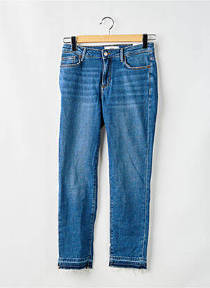 Blugi cu croială dreaptă albastru MANGO femeie