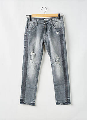 Blugi cu croială slim gri LE TEMPS DES CERISES femeie