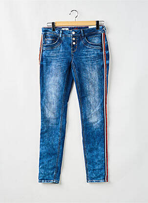 Blugi cu croială slim albastru STREET ONE femeie