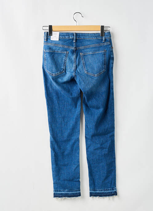 Blugi cu croială dreaptă albastru MANGO femeie