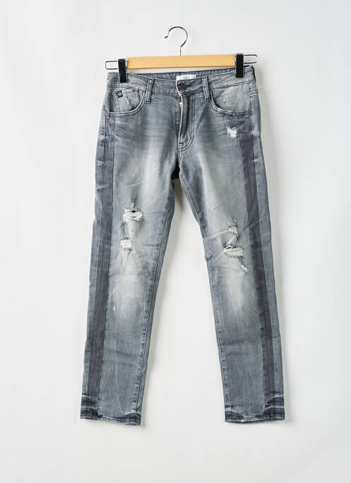 Blugi cu croială slim gri LE TEMPS DES CERISES femeie