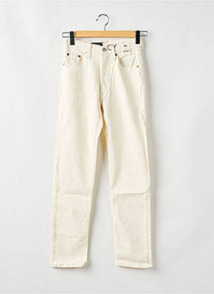 Blugi cu croială dreaptă alb LEVIS femeie