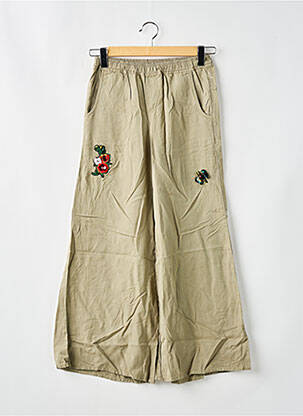 Pantalon evazat verde GUESS fată